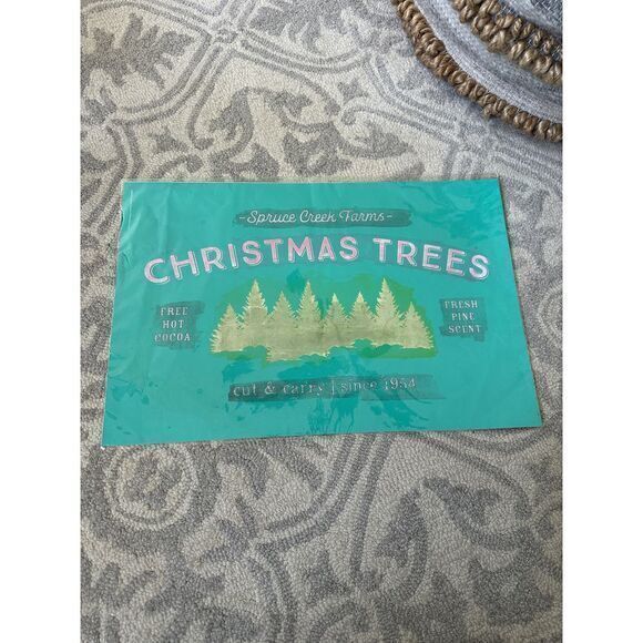 CHALK COUTURE SPRUCE TREE‎ FARMS RETIRED TRANSFER - GENTLY USED - Picture 1 of 2